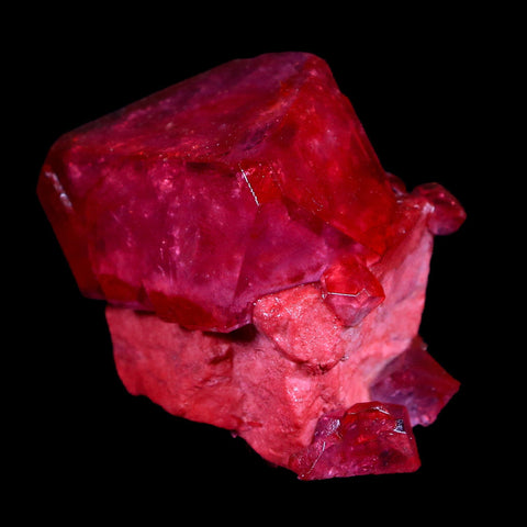 2.2" Stunning Ruby Alum Crystal Mineral Specimen Sokolowski Location Poland - Fossil Age Minerals