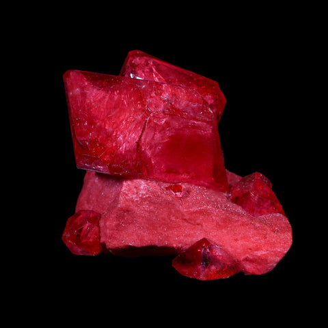 2.6" Stunning Ruby Alum Crystal Mineral Specimen Sokolowski Location Poland - Fossil Age Minerals