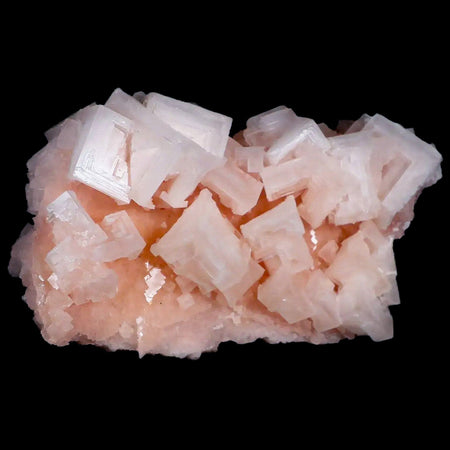 XL 5.1" Quality Pink Halite Salt Crystals Cluster Mineral Trona, CA Searles Lake