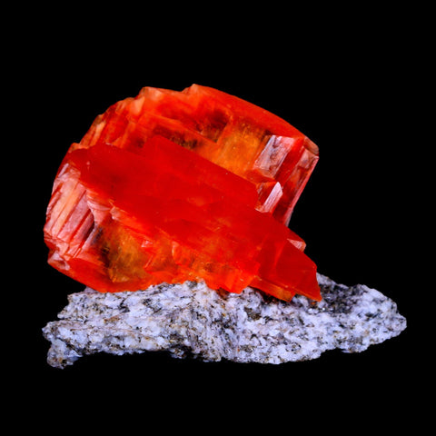 2.1" Stunning Bright Orange Arcanite Crystal Mineral Specimen From Poland - Fossil Age Minerals