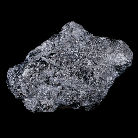 3.2" Silver Nickel Metallic Skutterudite Crystal Mineral Aghar Mine Morocco Arsenide - Fossil Age Minerals