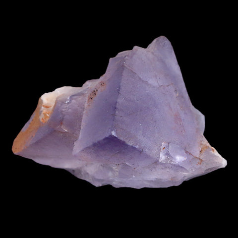 1.8" Purple Fluorite Crystal Cubes Cluster Mineral Specimen Taourirt Morocco - Fossil Age Minerals