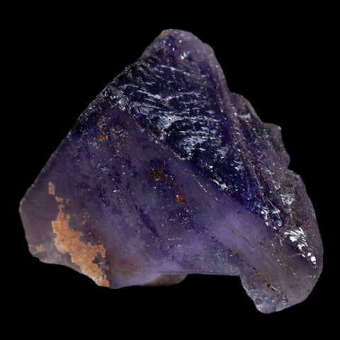 1.7" Purple Fluorite Crystal Mineral Specimen Taourirt Morocco - Fossil Age Minerals