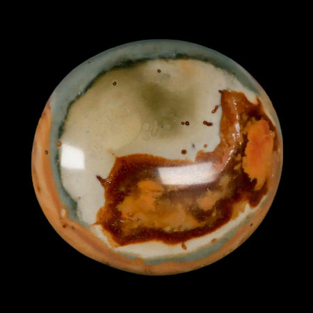 2.5" Polychrome Jasper Natural Polished Mineral Palm Stone Madagascar