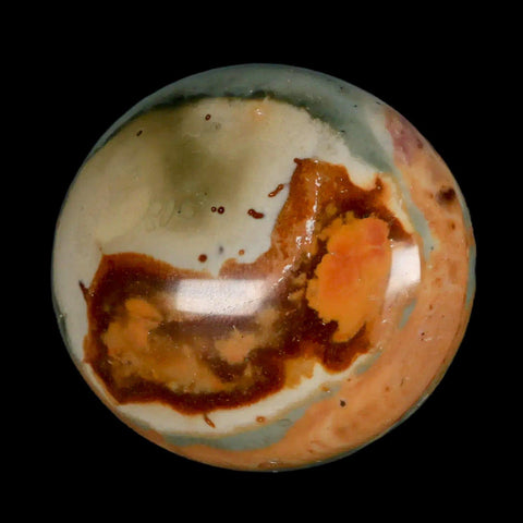 2.5" Polychrome Jasper Natural Polished Mineral Palm Stone Madagascar - Fossil Age Minerals