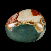 2.4" Polychrome Jasper Natural Polished Mineral Palm Stone Madagascar