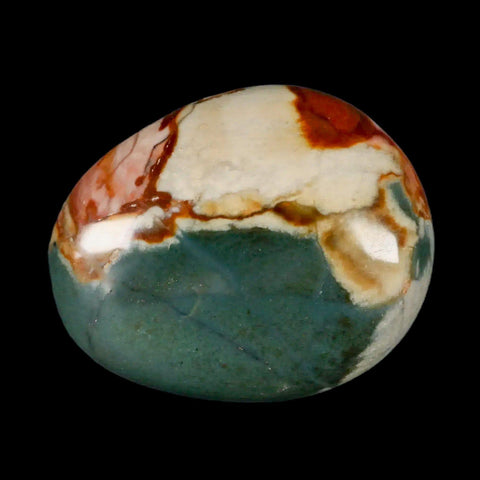 2.4" Polychrome Jasper Natural Polished Mineral Palm Stone Madagascar - Fossil Age Minerals