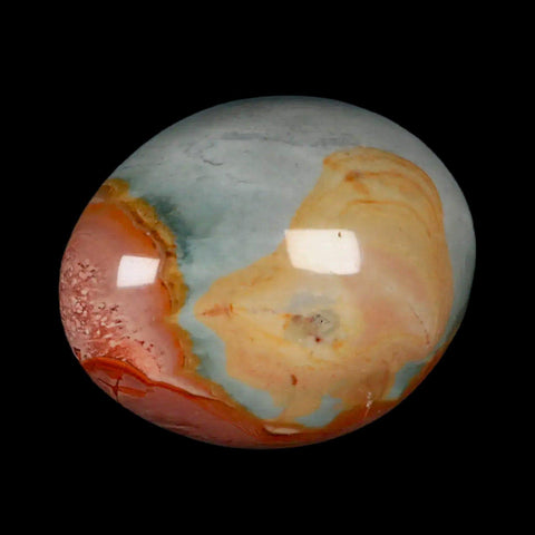 2.4" Polychrome Jasper Natural Polished Mineral Palm Stone Madagascar - Fossil Age Minerals