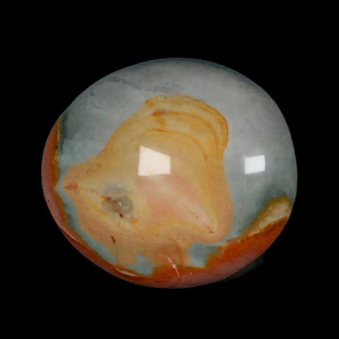 2.4" Polychrome Jasper Natural Polished Mineral Palm Stone Madagascar - Fossil Age Minerals