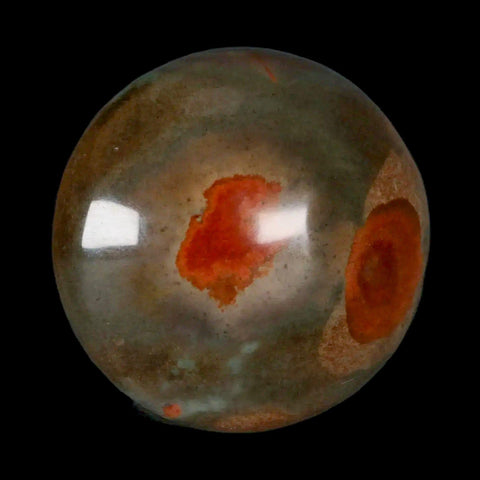 2.4" Polychrome Jasper Natural Polished Mineral Palm Stone Madagascar - Fossil Age Minerals