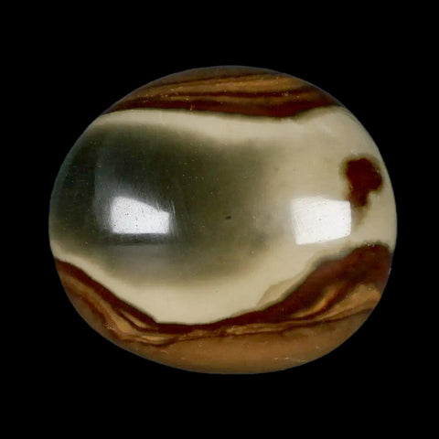 2.6" Polychrome Jasper Natural Polished Mineral Palm Stone Madagascar