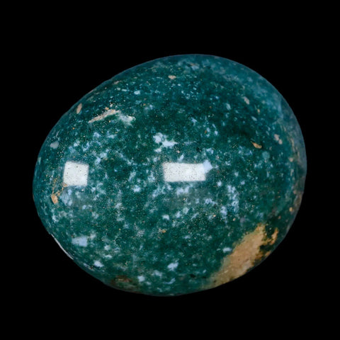 2.7" Polychrome Jasper Natural Polished Mineral Palm Stone Madagascar