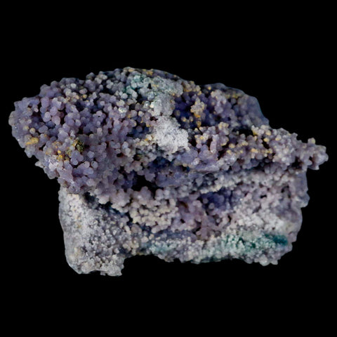 4.1" Purple Grape Agate Botryoidal Crystal Druzy Cluster Mineral Sulawesi Island