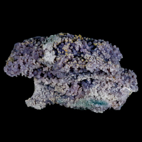 4.1" Purple Grape Agate Botryoidal Crystal Druzy Cluster Mineral Sulawesi Island