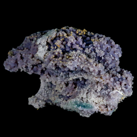 4.1" Purple Grape Agate Botryoidal Crystal Druzy Cluster Mineral Sulawesi Island