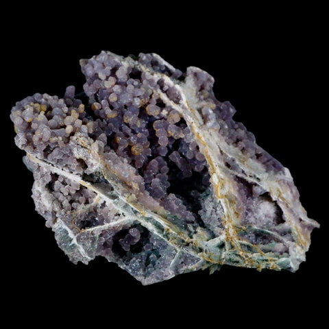 3.7" Purple Grape Agate Botryoidal Crystal Druzy Cluster Mineral Sulawesi Island