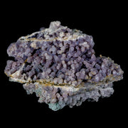 4.1" Purple Grape Agate Botryoidal Crystal Druzy Cluster Mineral Sulawesi Island