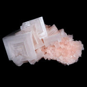 3.2" Quality Pink Halite Salt Crystals Cluster Mineral Trona, CA Searles Lake