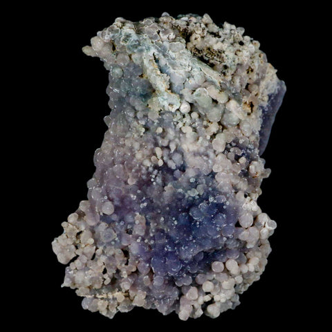 3.7" Purple Grape Agate Botryoidal Crystal Druzy Cluster Mineral Sulawesi Island