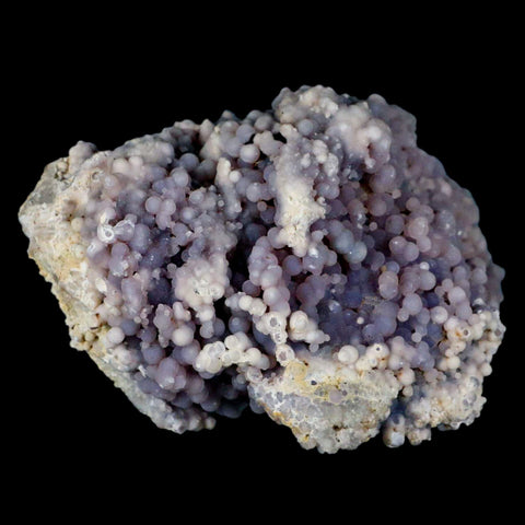 3.6" Purple Grape Agate Botryoidal Crystal Druzy Cluster Mineral Sulawesi Island