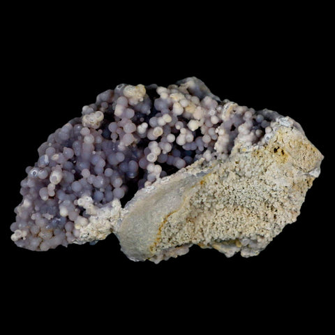 3.6" Purple Grape Agate Botryoidal Crystal Druzy Cluster Mineral Sulawesi Island