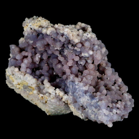 3.6" Purple Grape Agate Botryoidal Crystal Druzy Cluster Mineral Sulawesi Island