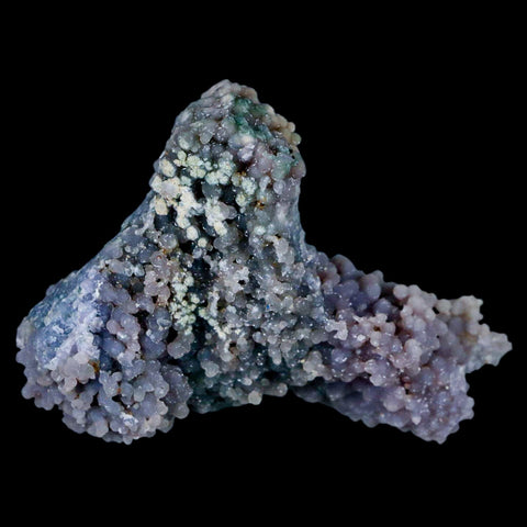 2.1" Purple Grape Agate Botryoidal Crystal Druzy Cluster Mineral Sulawesi Island