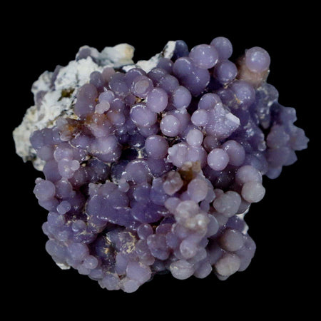 2.1" Purple Grape Agate Botryoidal Crystal Druzy Cluster Mineral Sulawesi Island