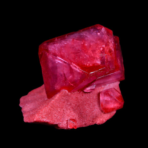 2.4" Stunning Ruby Alum Crystal Mineral Specimen Sokolowski Location Poland - Fossil Age Minerals