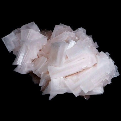 3.7" Quality Pink Halite Salt Crystals Cluster Mineral Trona, CA Searles Lake - Fossil Age Minerals