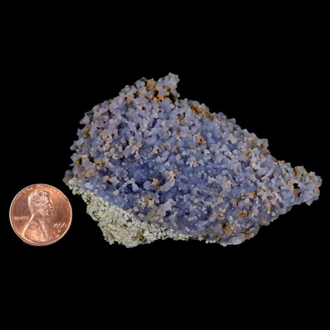 3" Purple Grape Agate Botryoidal Crystal Druzy Cluster Mineral Sulawesi Island - Fossil Age Minerals