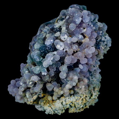 2.2" Purple Grape Agate Botryoidal Crystal Druzy Cluster Mineral Sulawesi Island