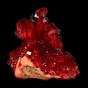 2.6" Stunning Red Pruskite Yellow Base Crystal Mineral Specimen From Poland