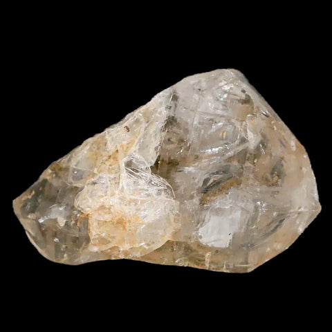 1.9" Natural Clear Skeletal Crystal Quartz Point Fenestra Quartz Imilchil Morocco - Fossil Age Minerals