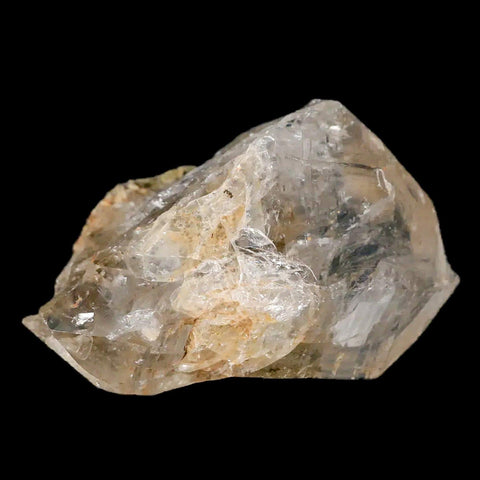 1.9" Natural Clear Skeletal Crystal Quartz Point Fenestra Quartz Imilchil Morocco - Fossil Age Minerals