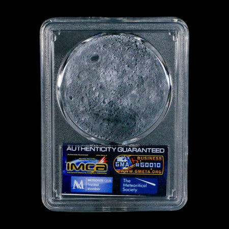 Moon Rock Lunar Meteorite Bechar 003 Algerian Sahara Desert Discovered 2022 COA