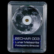 Moon Rock Lunar Meteorite Bechar 003 Algerian Sahara Desert Discovered 2022 COA