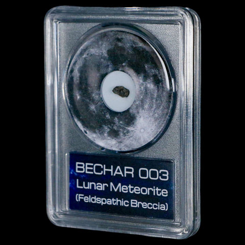 Moon Rock Lunar Meteorite Bechar 003 Algerian Sahara Desert Discovered 2022 COA - Fossil Age Minerals