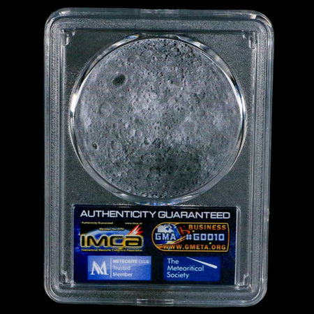 Moon Rock Lunar Meteorite Bechar 003 Algerian Sahara Desert Discovered 2022 COA