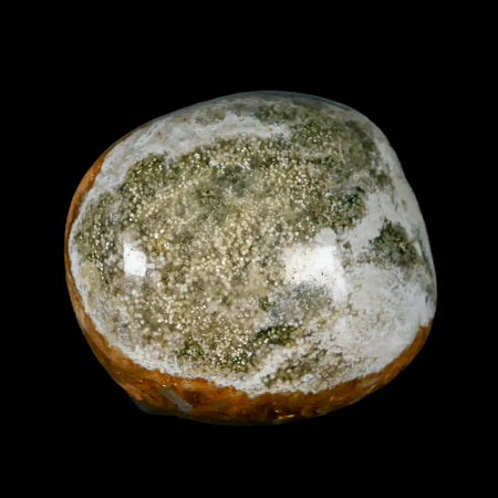 2" Natural Polished Ocean Jasper Crystal Palm Stone Location Madagascar Healing