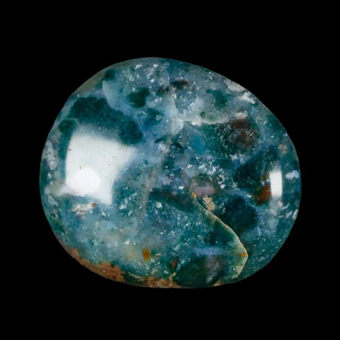 2" Natural Polished Ocean Jasper Crystal Palm Stone Location Madagascar Healing - Fossil Age Minerals