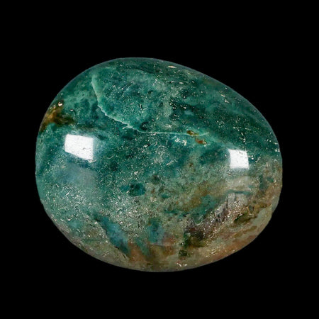 2.7" Natural Polished Ocean Jasper Crystal Palm Stone Location Madagascar Healing