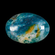 2.2" Natural Polished Ocean Jasper Crystal Palm Stone Location Madagascar Healing