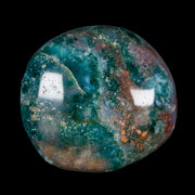 1.6" Natural Polished Ocean Jasper Crystal Palm Stone Location Madagascar Healing