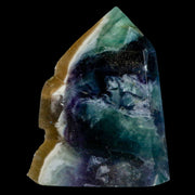 2.9" Rainbow Fluorite Crystal Mineral Specimen Natural Cut Polished Side Point Tower