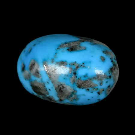 1.1" Natural Polished Teal Turquoise Gemstone Mineral Specimen Cab