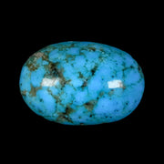 1.3" Natural Polished Teal Turquoise Gemstone Mineral Specimen Cab