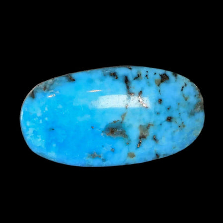 1.4" Natural Polished Teal Turquoise Gemstone Mineral Specimen Cab