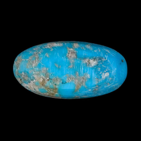 1.4" Natural Polished Teal Turquoise Gemstone Mineral Specimen Cab - Fossil Age Minerals