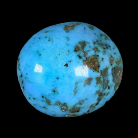 1.1" Natural Polished Teal Turquoise Gemstone Mineral Specimen Cab